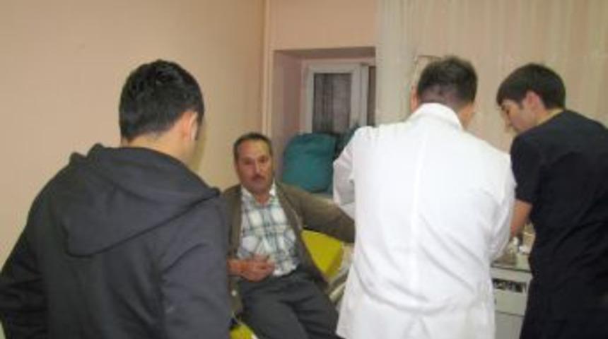 Kesmek istediği hayvan tarafından ısırılan vatandaş, kuduz aşısı yaptırdı