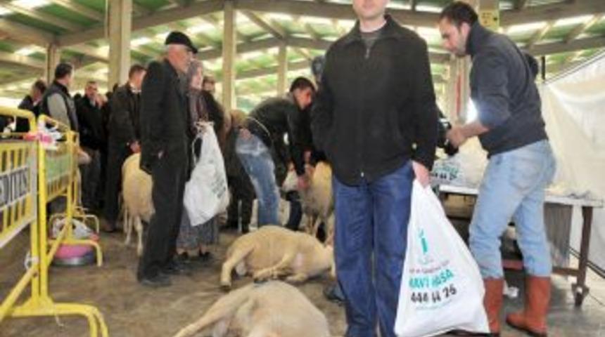 Kurban kesim alanları vatandaşlara kolaylık sağlıyor