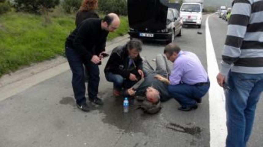 Sapanca&rsquo;da trafik kazası: 2 yaralı