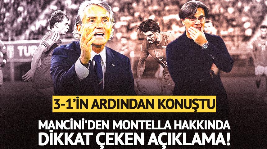 Mancini'den Montella hakkında dikkat &ccedil;eken a&ccedil;ıklama!