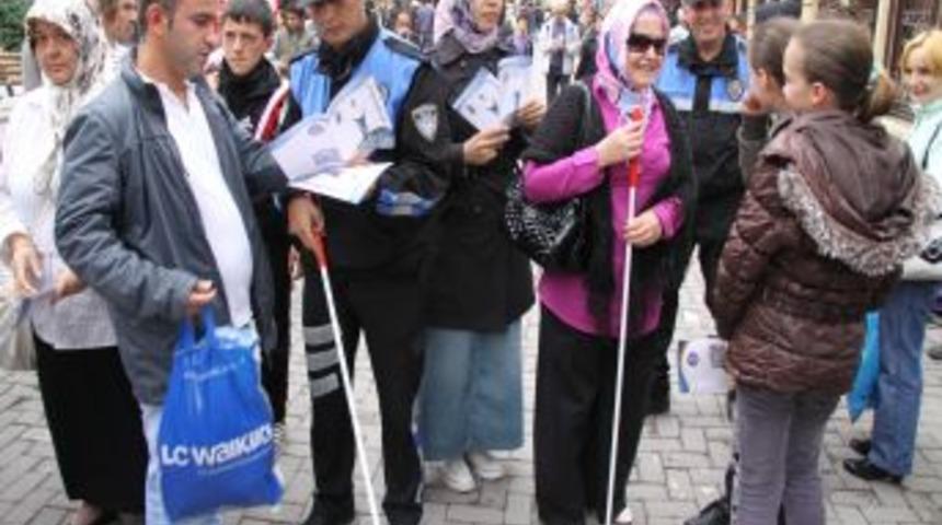 Görme engellilere destek için emniyette özel kayıt sistemi yapıldı