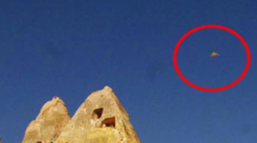 Kapadokya'da UFO paniği