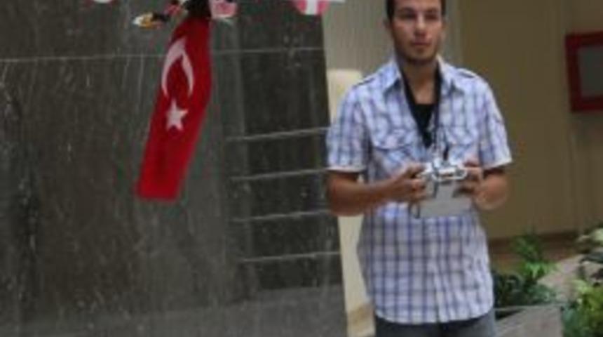 Gediz&rsquo;li &ouml;ğrenciler mini Heron yaptı