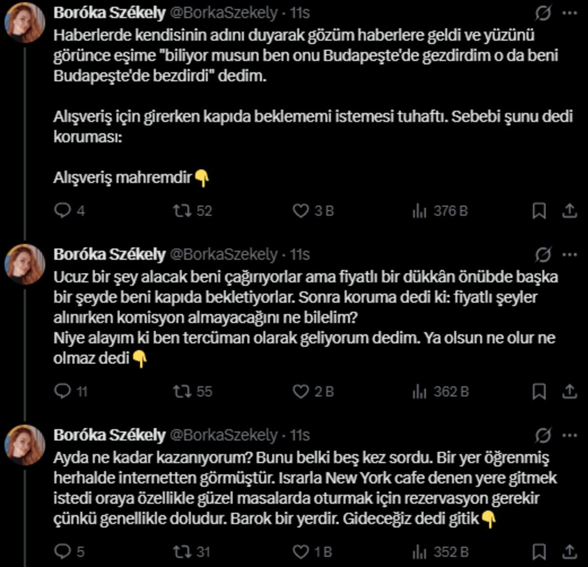 Bu kez de Fatma Betül Sayan Kaya nın Budapeşte gezisi gündemde: "Aşağıladı, iftira attı, beni bezdirdi" 9
