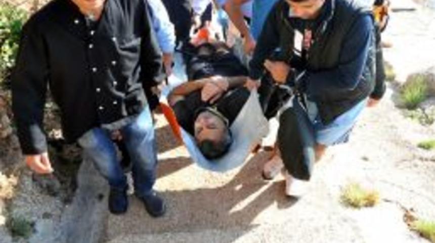 Balık tutmak isterken falezlerden d&uuml;şt&uuml;