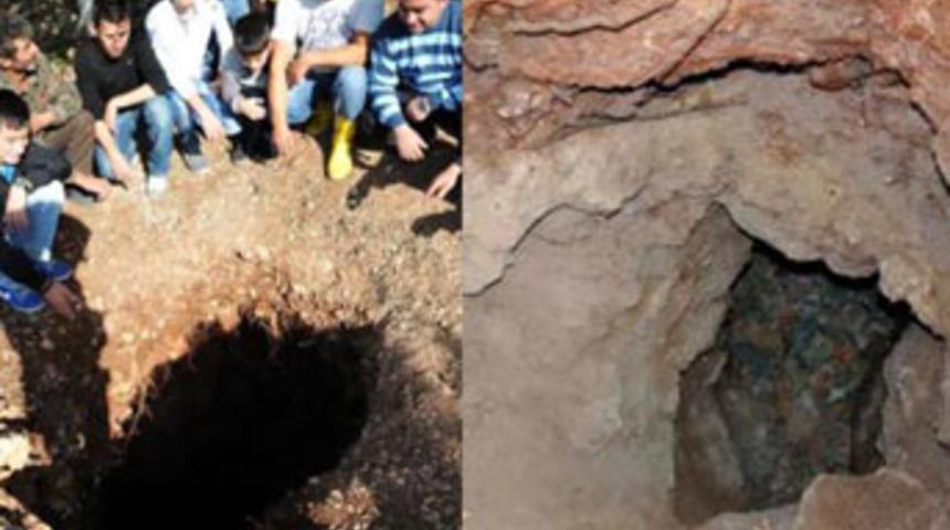 Tarlada şaşırtan &ccedil;ukur