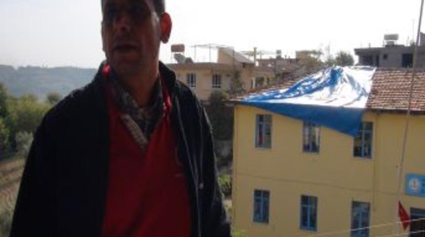 Temeli olmayan okul binası velilerden tepki g&ouml;rd&uuml;