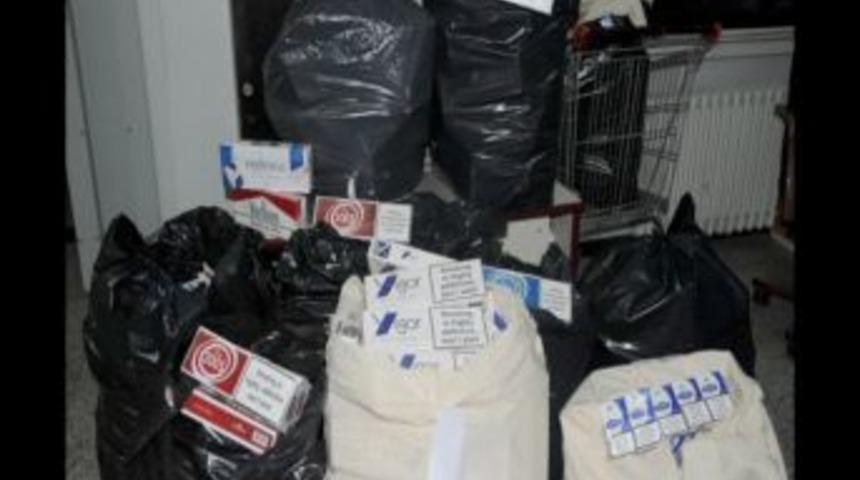 &Ouml;rg&uuml;t evinden ka&ccedil;ak sigara &ccedil;ıktı