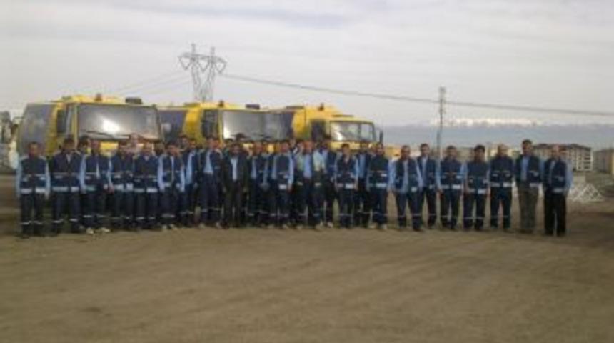 Paland&ouml;ken Belediyesi kışı hazırlıklarını tamamladı