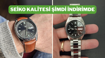 Yıllara meydan okuyan Seiko kol saati indirimde