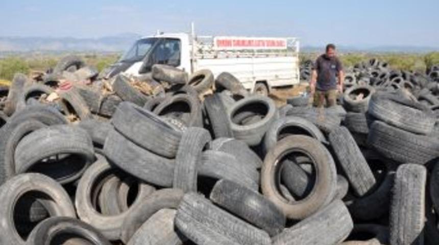 &Ouml;mr&uuml;n&uuml; tamamlamış lastikler yeniden ekonomiye kazandırılıyor