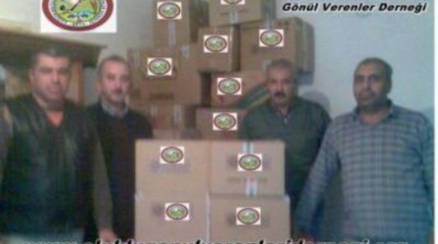 Olkukluk&ouml;y&uuml;nden  Van'a yardım eli,