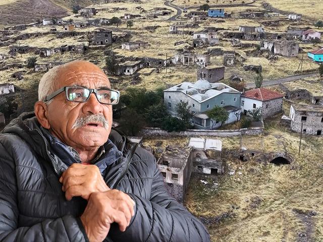 Hayalet k&ouml;y&uuml;n tek sahibi 72 yaşındaki Selami dede!