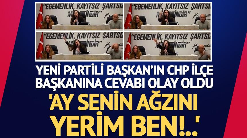 Lal Denizli'nin CHP il&ccedil;e Başkanı'na cevabı olay oldu: "Ay senin ağzını yerim ben!"