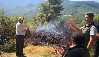 Burdur&rsquo;da orman yangını ekiplerin m&uuml;dahalesiyle s&ouml;nd&uuml;r&uuml;ld&uuml;