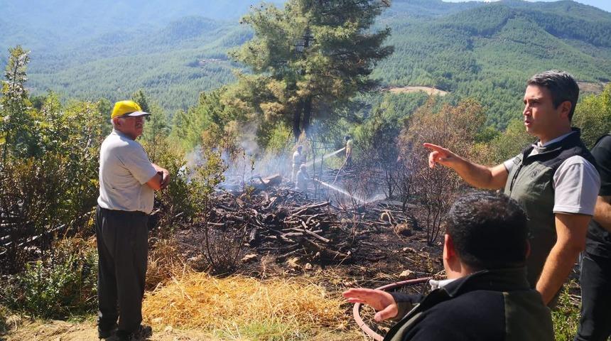 Burdur&rsquo;da orman yangını ekiplerin m&uuml;dahalesiyle s&ouml;nd&uuml;r&uuml;ld&uuml;