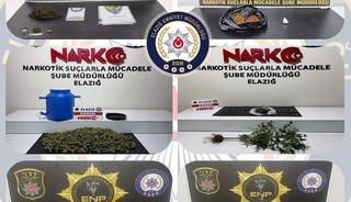 Elazığ&rsquo;da uyuşturucuyla m&uuml;cadele: 12 tutuklama
