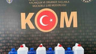 Yozgat’ta 30 litre kaçak etil alkol ele geçirildi