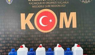 Yozgat&rsquo;ta 30 litre ka&ccedil;ak etil alkol ele ge&ccedil;irildi
