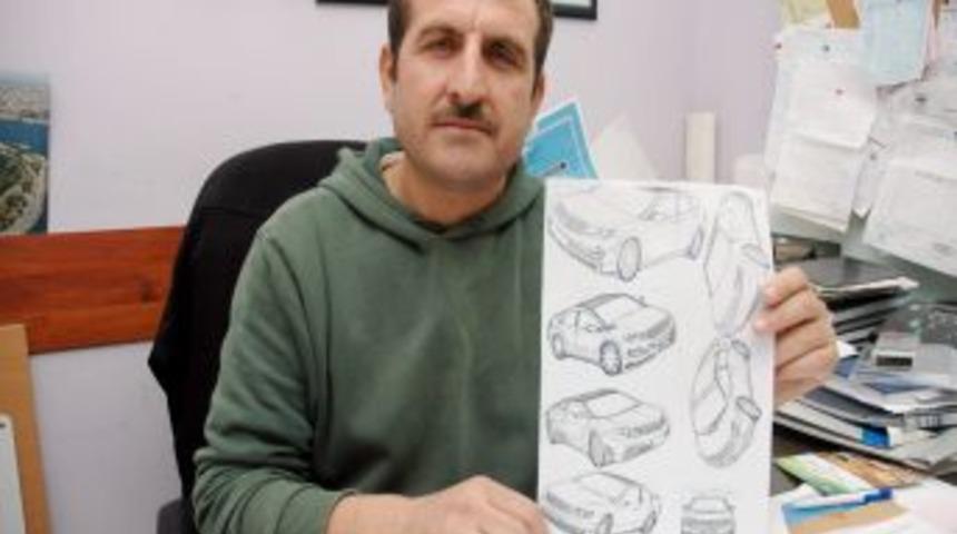 Klima tamircisi yerli otomobilin tasarımını yaptı