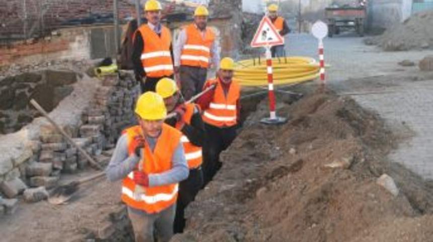 Yozgat&rsquo;ta doğalgaz &ccedil;alışmaları devam ediyor