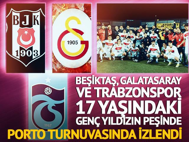 Beşiktaş, Galatasaray ve Trabzonspor 17 yaşındaki gen&ccedil; yıldızın peşinde