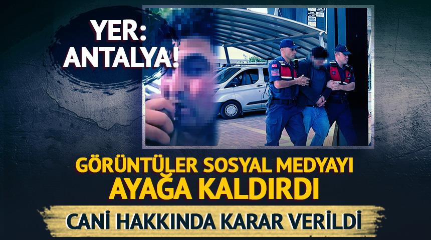 G&ouml;r&uuml;nt&uuml;ler sosyal medyayı ayağa kaldırdı! Cani hakkında karar verildi