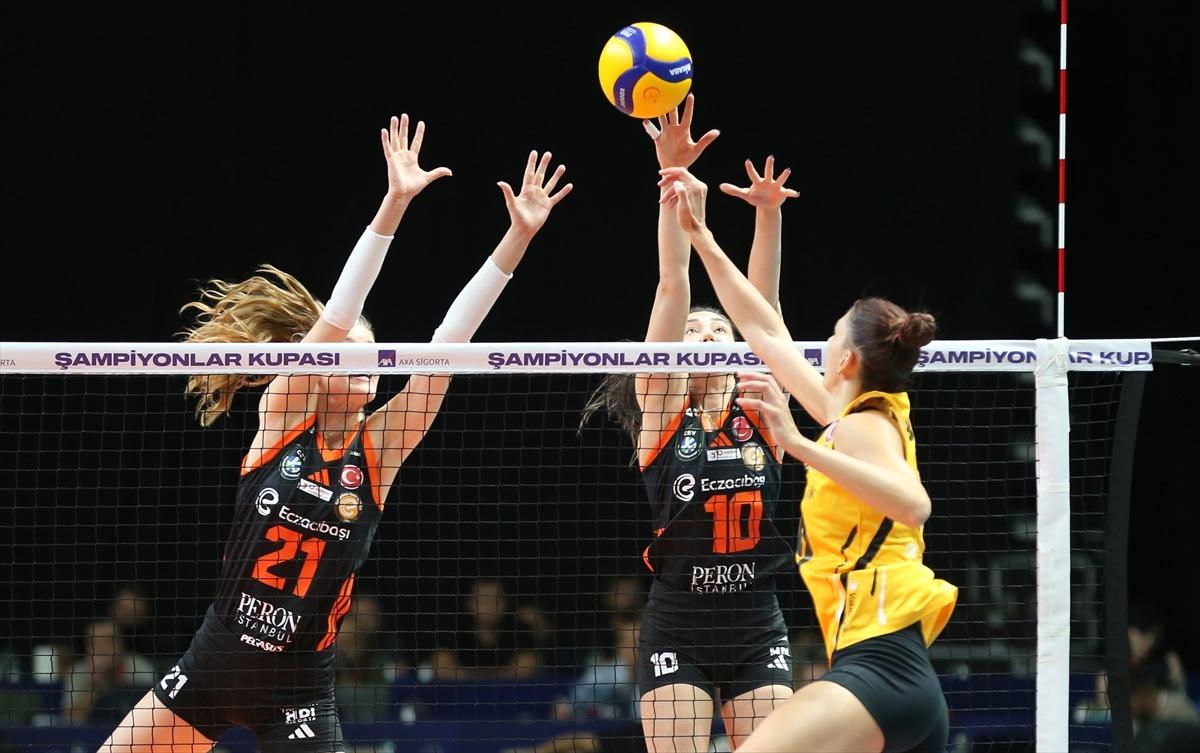 Voleybolda Şampiyonlar Kupası VakıfBank ın! Eczacıbaşı nı devirdi 2