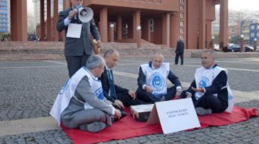 Giresun'da ekmekli eylem