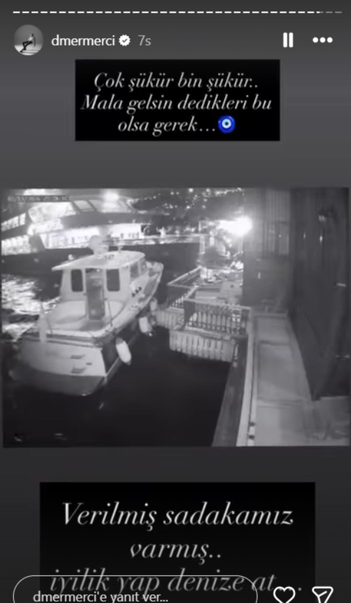 Derin Mermerci nin yalısına yolcu vapuru çarptı! "Mala gelsin" diyerek paylaştı 1