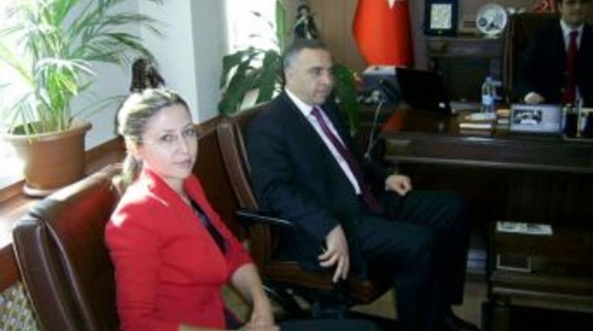 Kars Ağır Ceza Reisi Kaymakamı  ziyaret etti