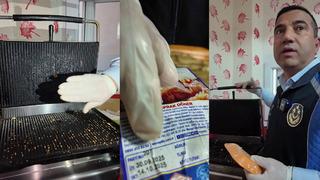 Okul kantininde mide bulandıran görüntü! Yakalanmasa küçük çocuklara yedirecekti