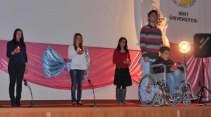 Siirt &Uuml;niversitesi'nde engelliler haftası