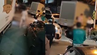 M&uuml;hendis, &ccedil;ıplak şekilde markete girip m&uuml;şterilere saldırdı! 