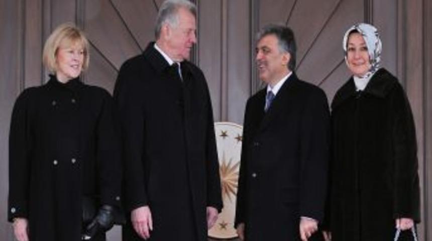 Macaristan Cumhurbaşkanı Schmitt, &Ccedil;ankaya K&ouml;şk&uuml;&rsquo;nde