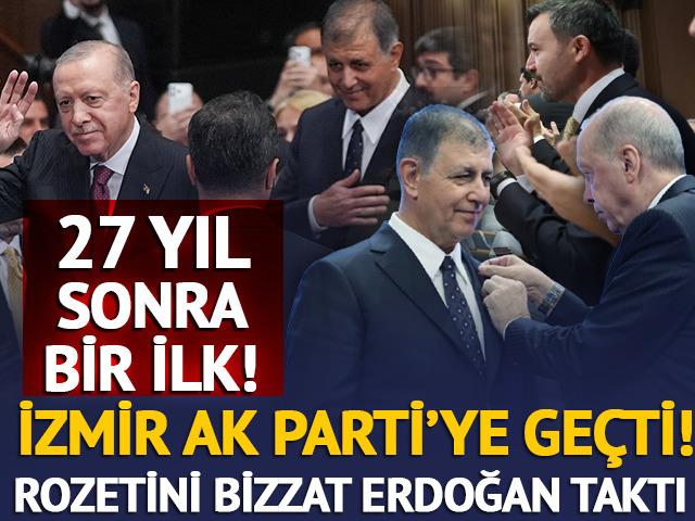 Erdoğan'dan 'İzmir' mesajı: "Cemil Tugay'a hoş geldin diyorum" 