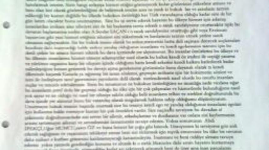 Ergenekon sanığından Savcı &Ouml;z&rsquo;e tehdit mektubu: Sonun Mumcu gibi olur