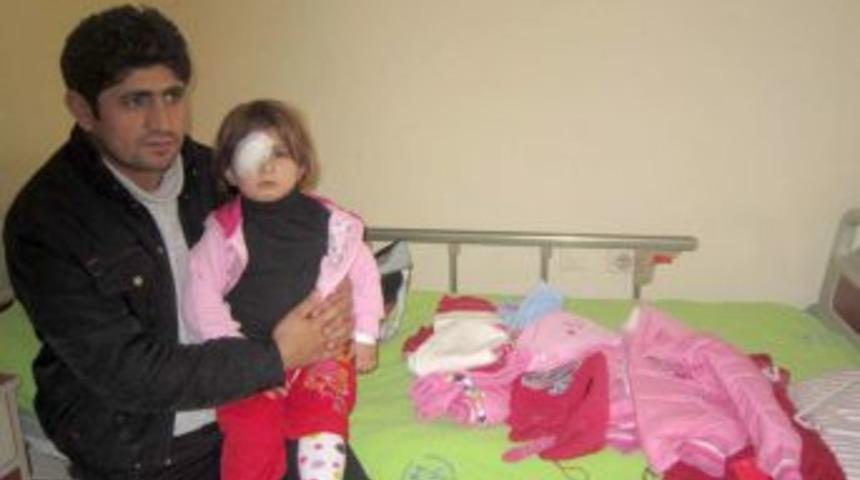 Depremzede &ccedil;ocuğun g&ouml;z&uuml; Siirt&rsquo;te tedavi edildi