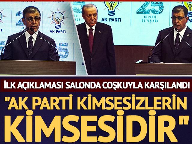 AK Parti'ye katılan Cemil Tugay'dan ilk mesaj: "AK Parti kimsesizlerin kimsesidir"