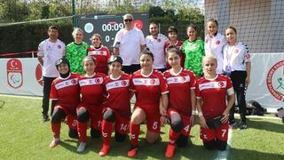 Son dakika: G&ouml;rme Engelli Kadın Milli Futbol Takımı, Avrupa şampiyonu oldu