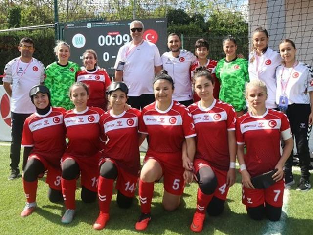 G&ouml;rme Engelli Kadın Milli Futbol Takımı, Avrupa şampiyonu oldu