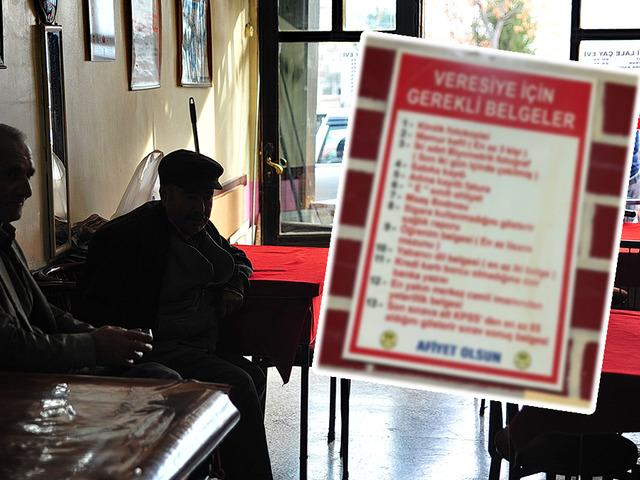 Veresiye i&ccedil;in istenen 13 belge şaşırttı: En az 85 KPSS puanı, sağlık raporu...