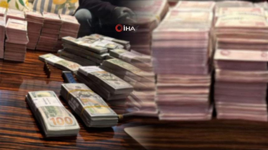 Belediye başkan yardımcısının evinden servet &ccedil;ıktı: Balya balya TL, dolar, euro, altın