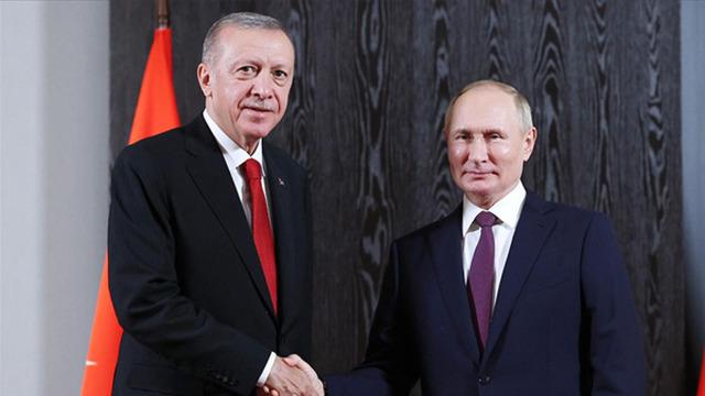 Cumhurbaşkanı Erdoğan, Putin ile görüştü