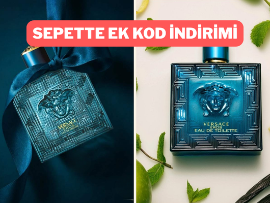 G&uuml;n&uuml;n fırsat &uuml;r&uuml;n&uuml;! Versace Eros'ta sepette ek indirimi ka&ccedil;ırmayın