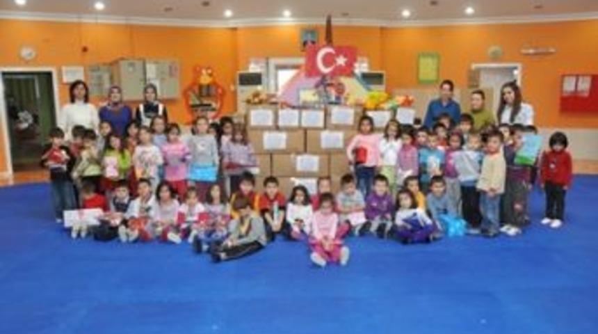 Başiskele&rsquo;nin miniklerinden yardım eli