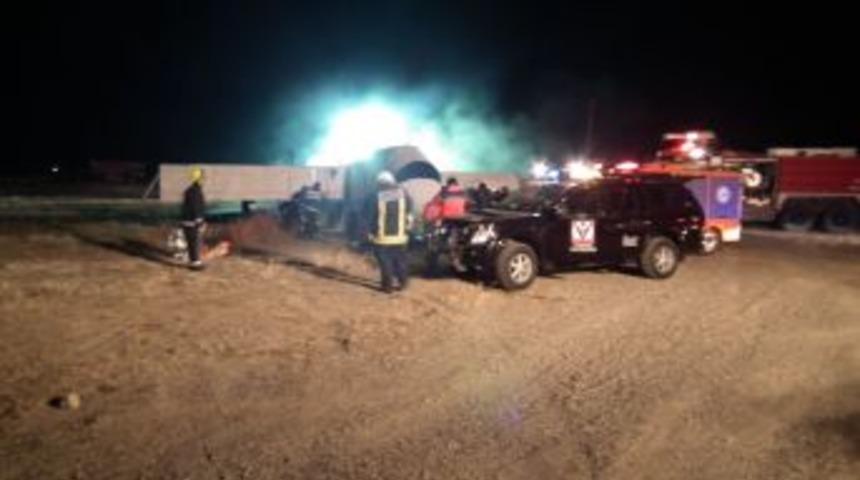 Havalimanında yangın tatbikatı