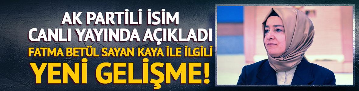 AK Parti Genel Sekreteri İnan: "Fatma Bet&uuml;l Sayan Kaya partimizin &uuml;yesi değil"