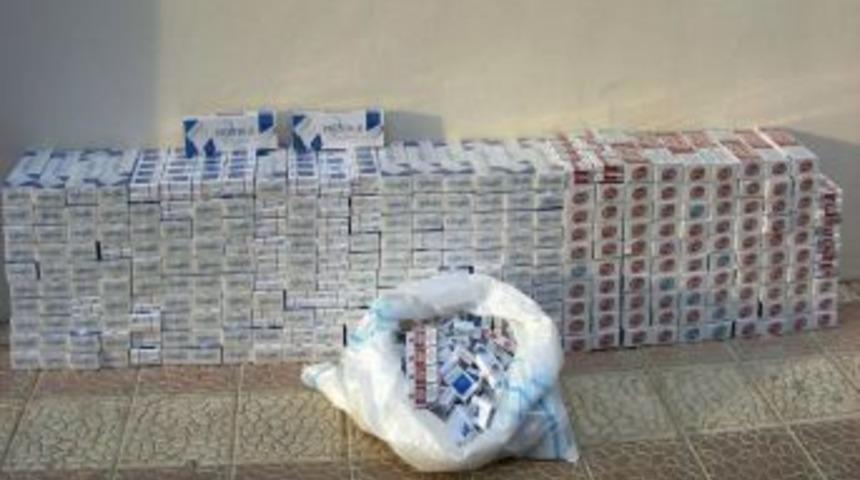 Malatya’da 35 bin paket kaçak sigara yakalandı