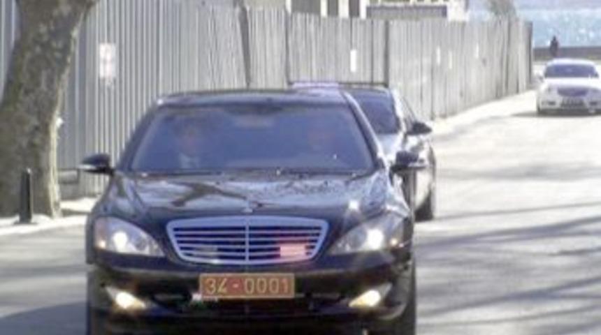 Mesaiye başlayan Erdoğan'ı Vali Mutlu karşıladı